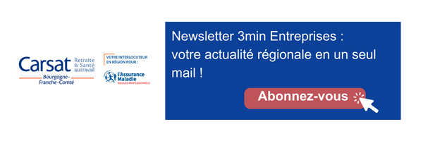 Abonnez-vous à la newsletter 3min entreprises !