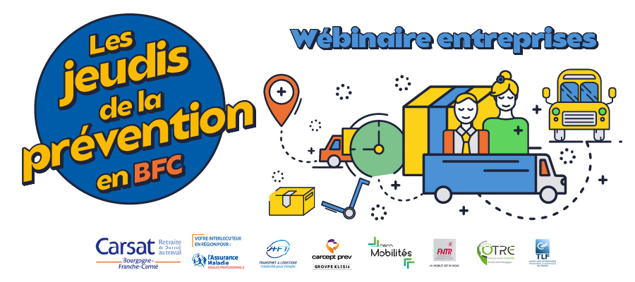 Les jeudis de la prévention en BFC - webinaires entreprises